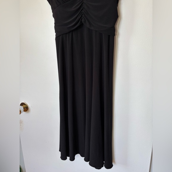✨Vintage Y2K Subway Black Maxi Dress Size Large - Picture 3 of 7
